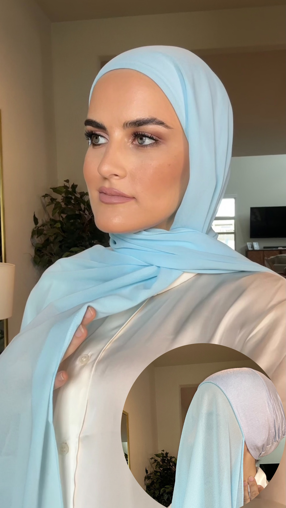 Instant Hijab - Blue