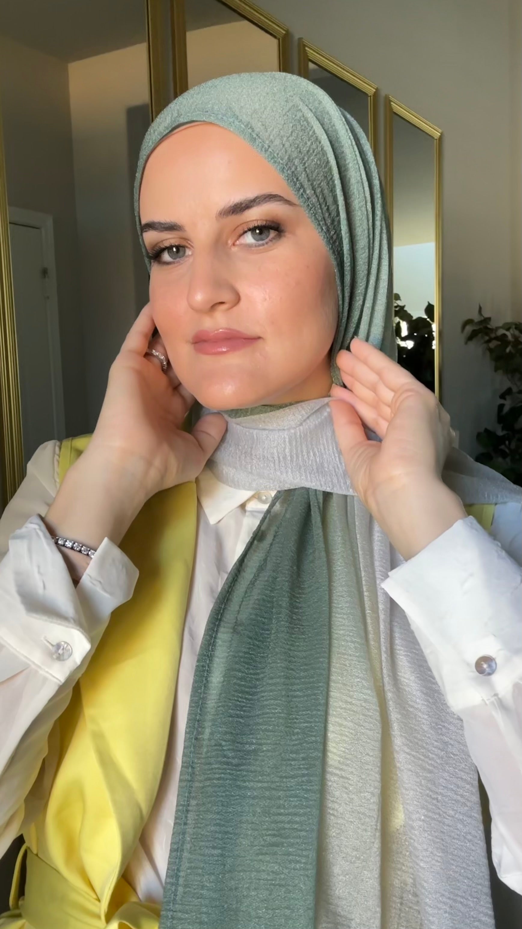 Cashmere KW Ombre Hijab - Green