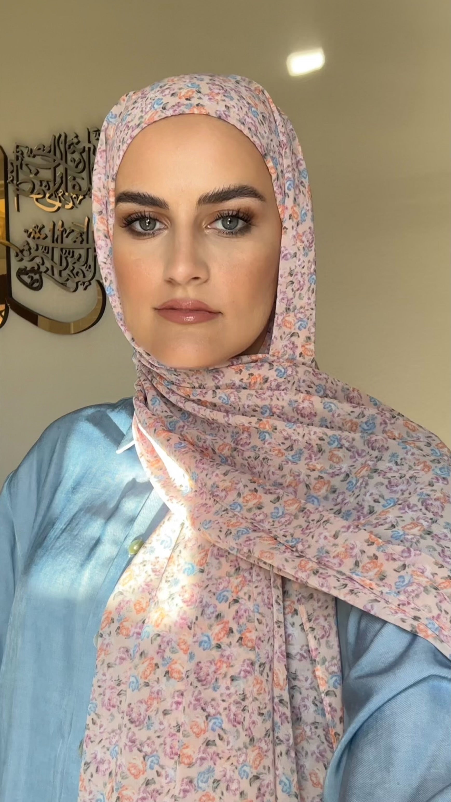 Regular Instant Hijab - Flowers