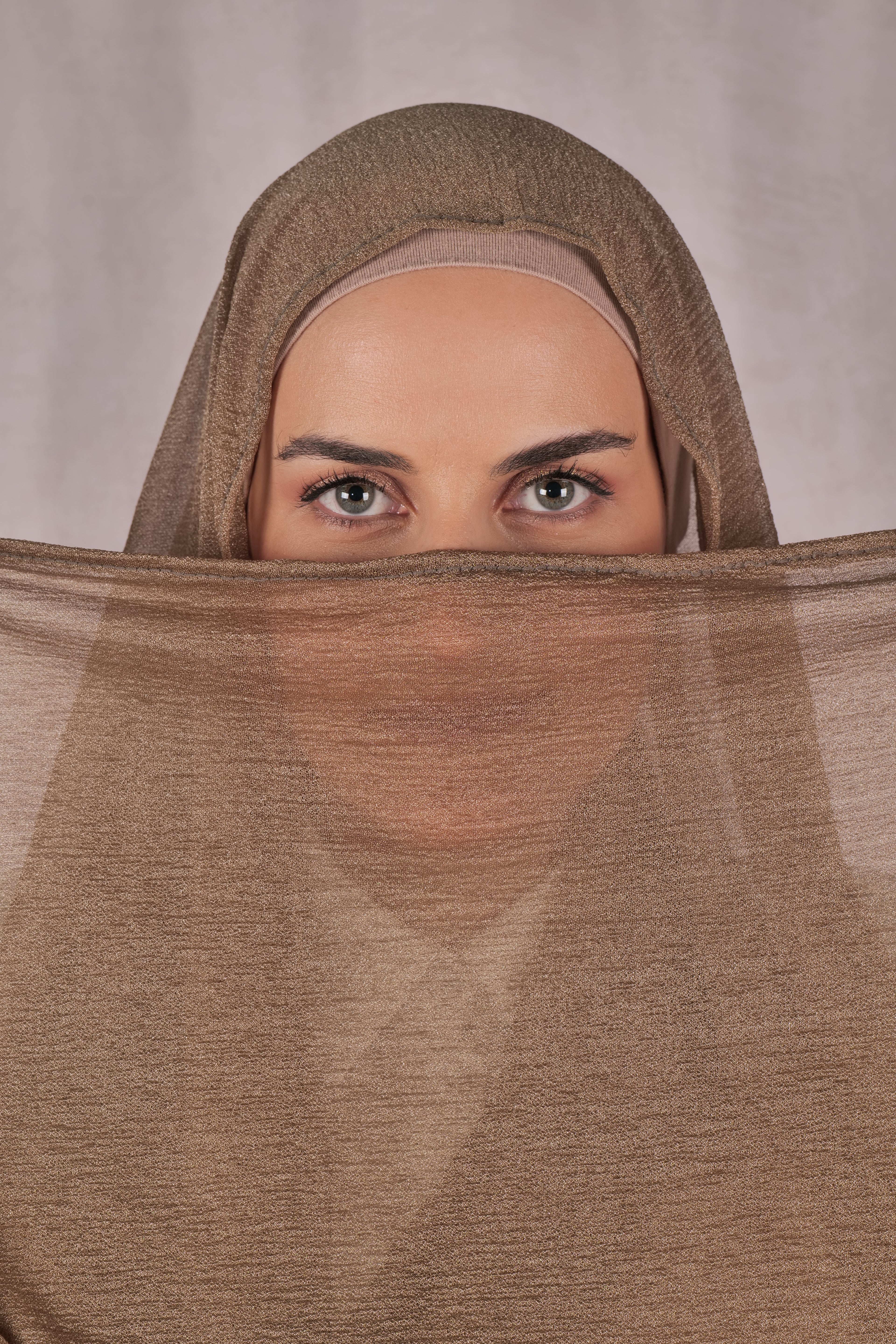 Cashmere KW Hijab - Golden Taupe