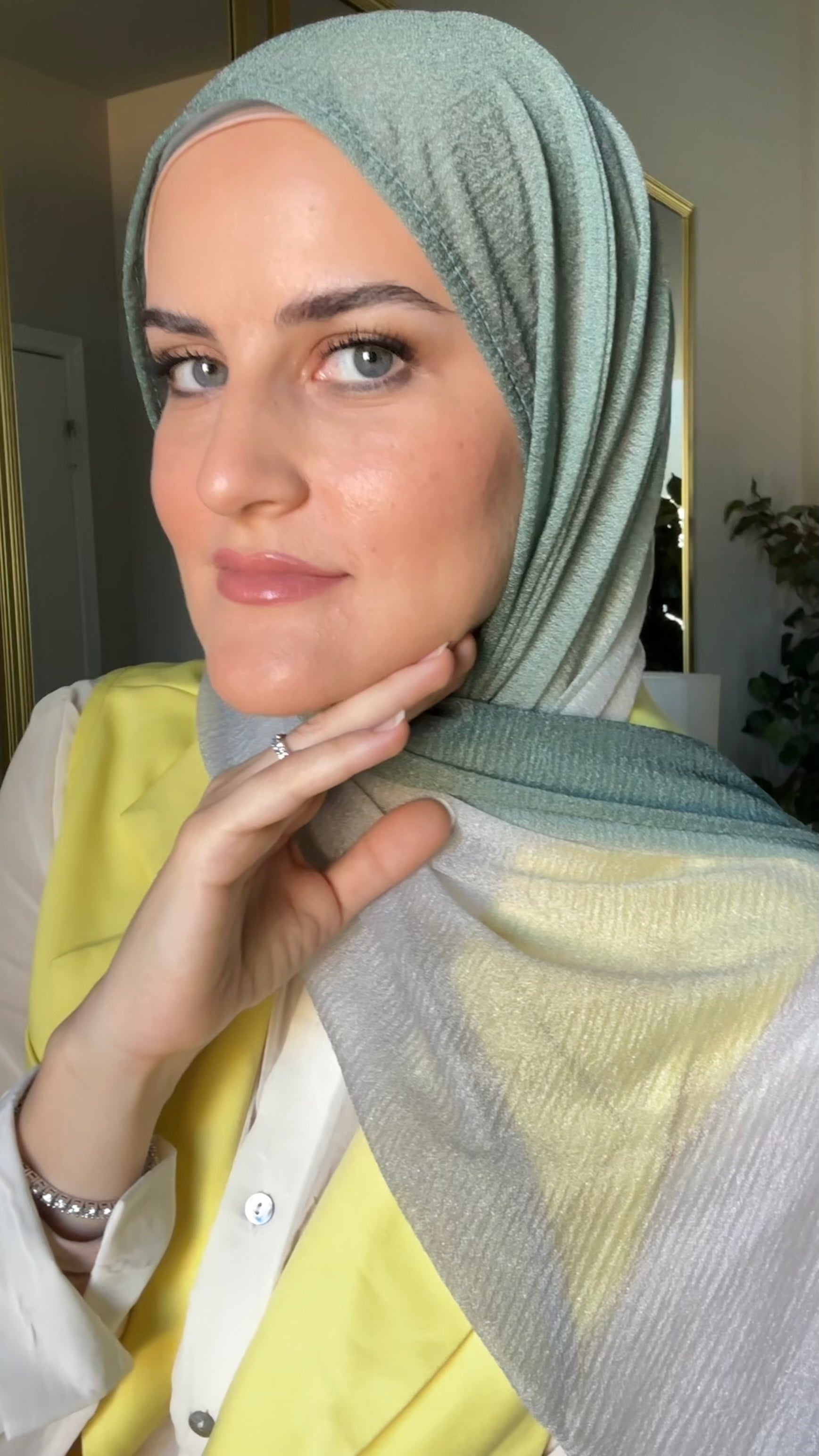 Cashmere KW Ombre Hijab - Green