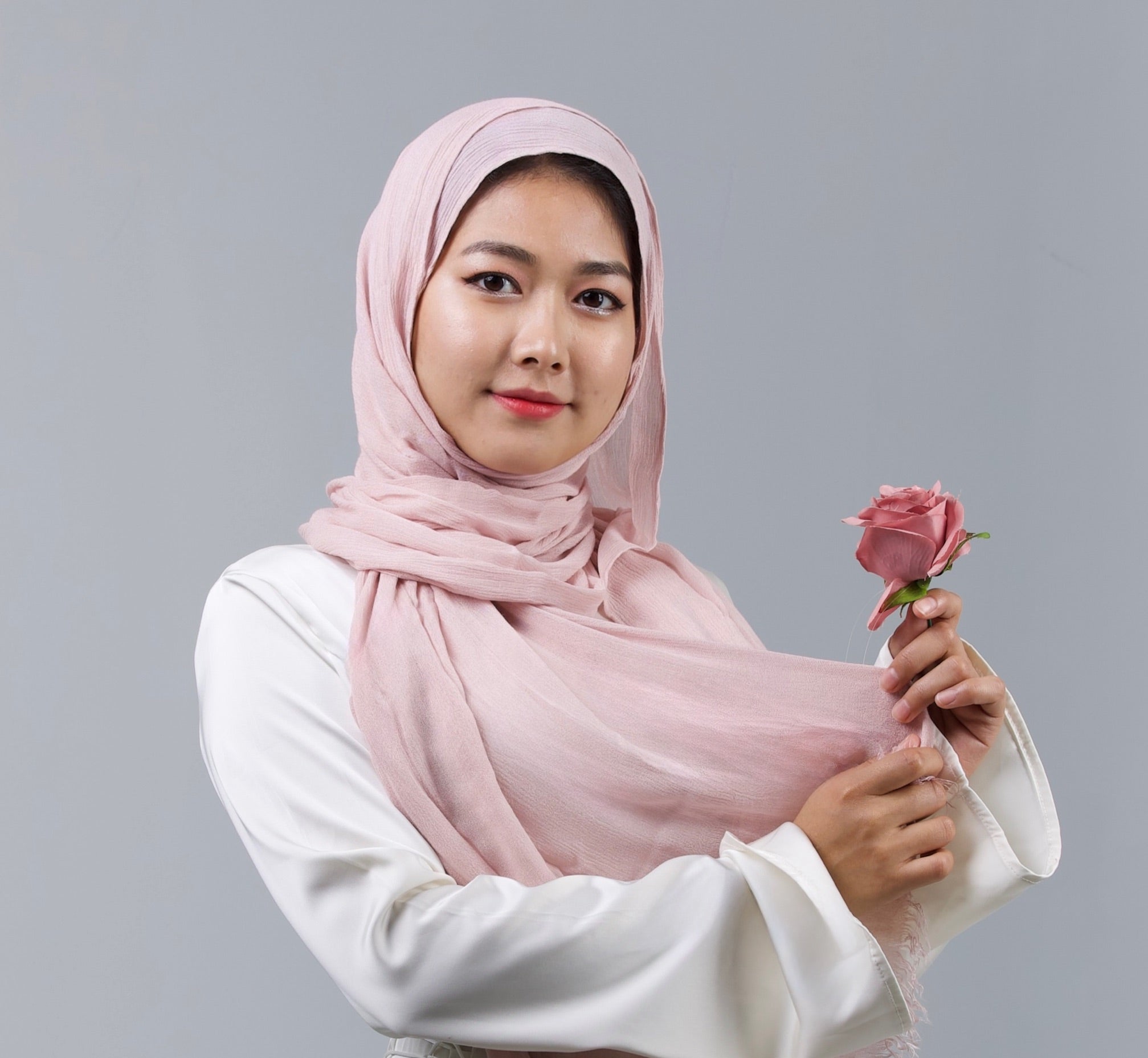 Thailand Hijab - Powder Pink