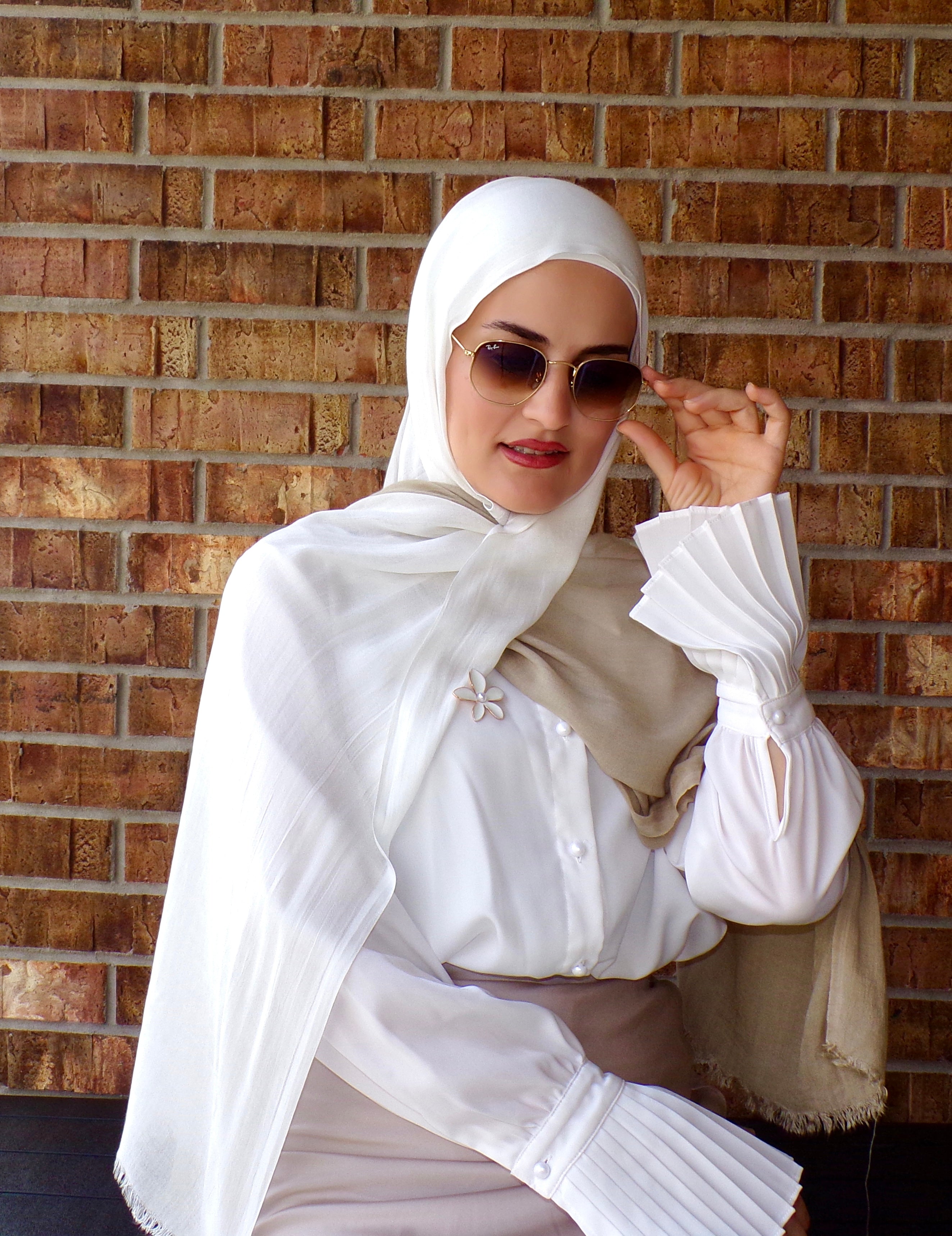 Rayon Ombre( Matching set) - Beige