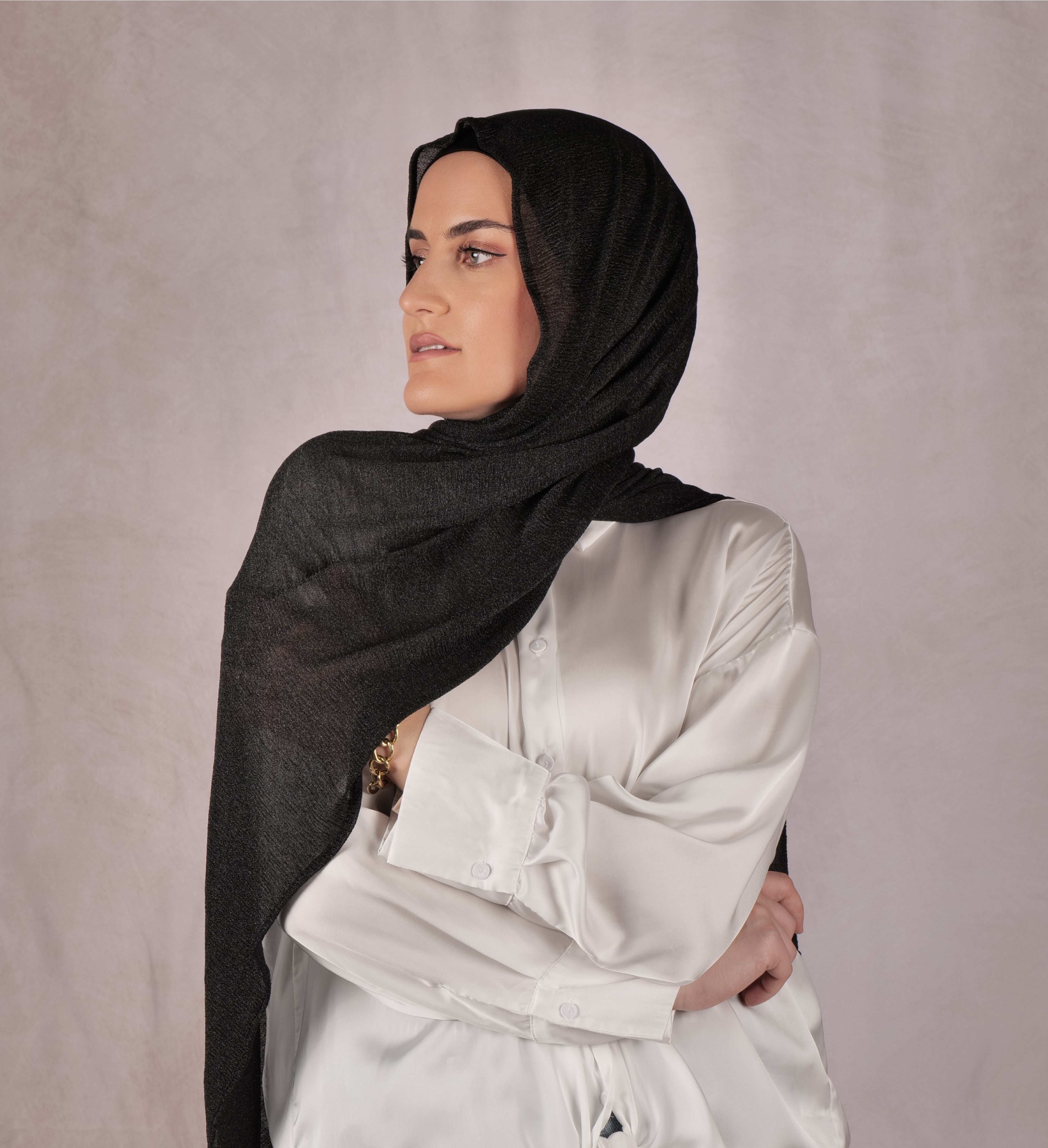Cashmere KW Hijab - Black