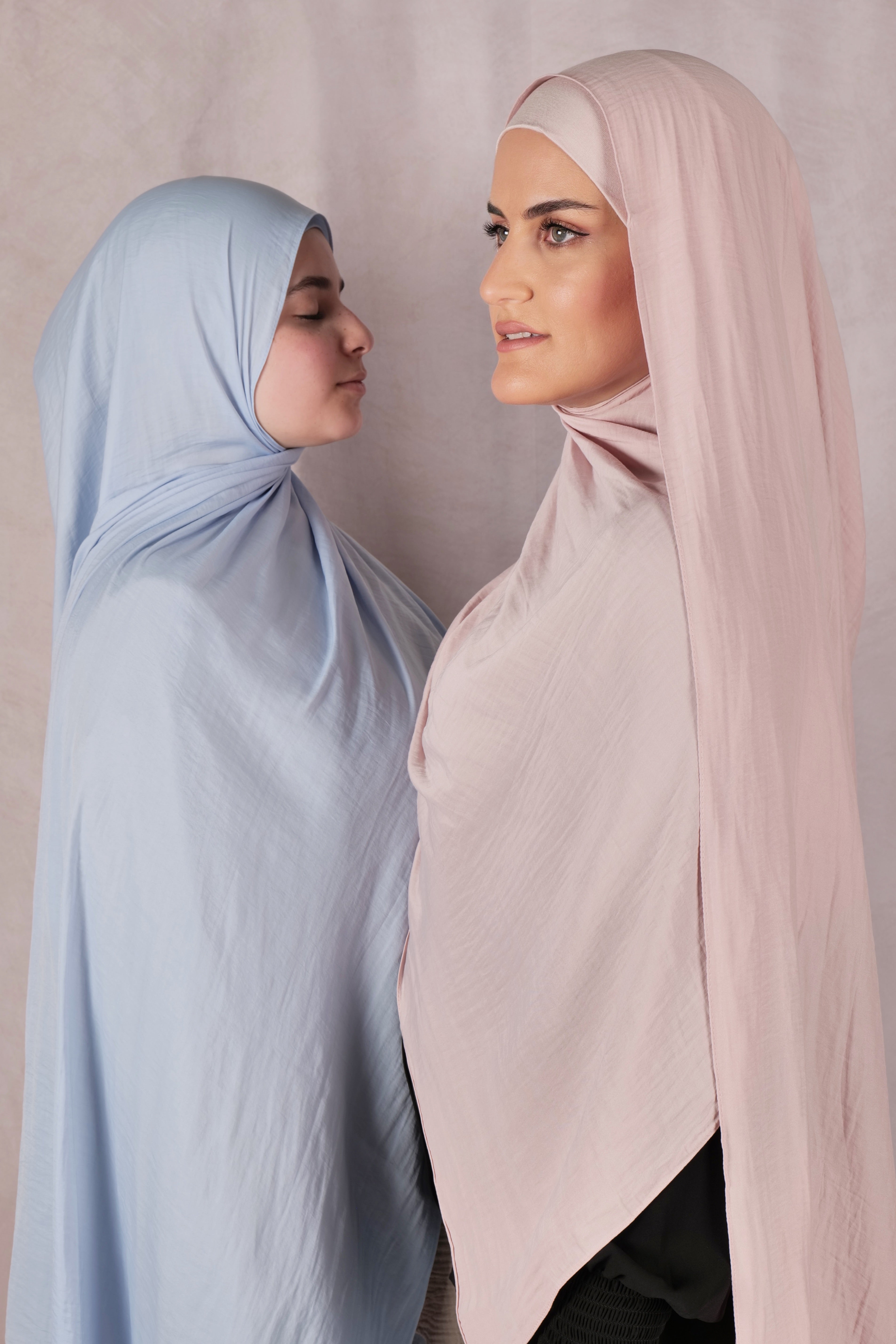 Satin Jazz Matching Set - Powder Pink