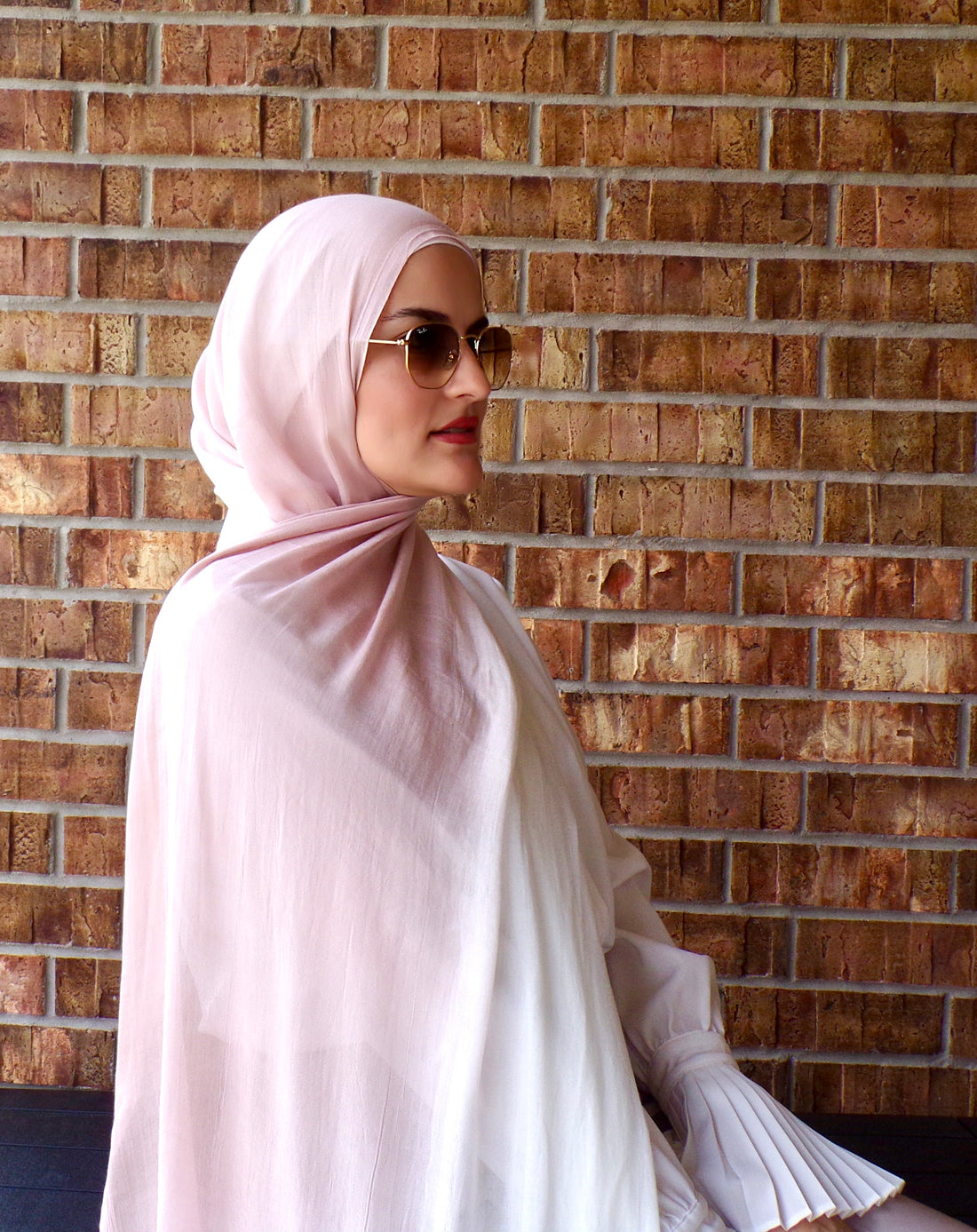 Rayon Ombre( Matching set) - Powder Pink