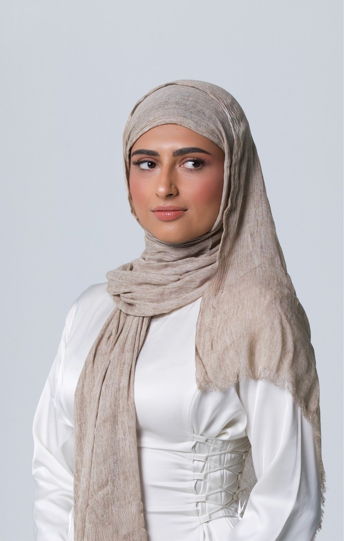 Kreshah Hijab - Light Beige