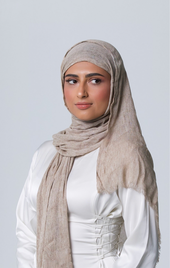 Kreshah Hijab - Light Beige