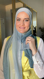 Cashmere KW Ombre Hijab - Ocean