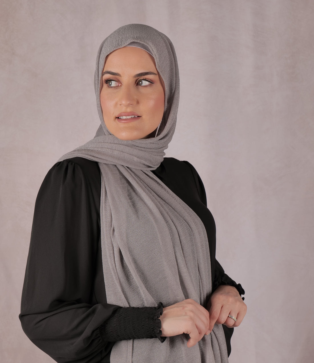 Cashmere KW Hijab - Steel Grey