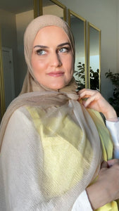 Cashmere KW Ombre Hijab - Blush Gold