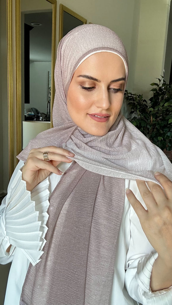 Cashmere KW Ombre Hijab - Mink Milk