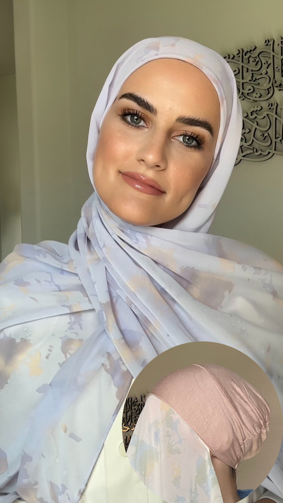 Regular Instant Hijab - Mix Color purple