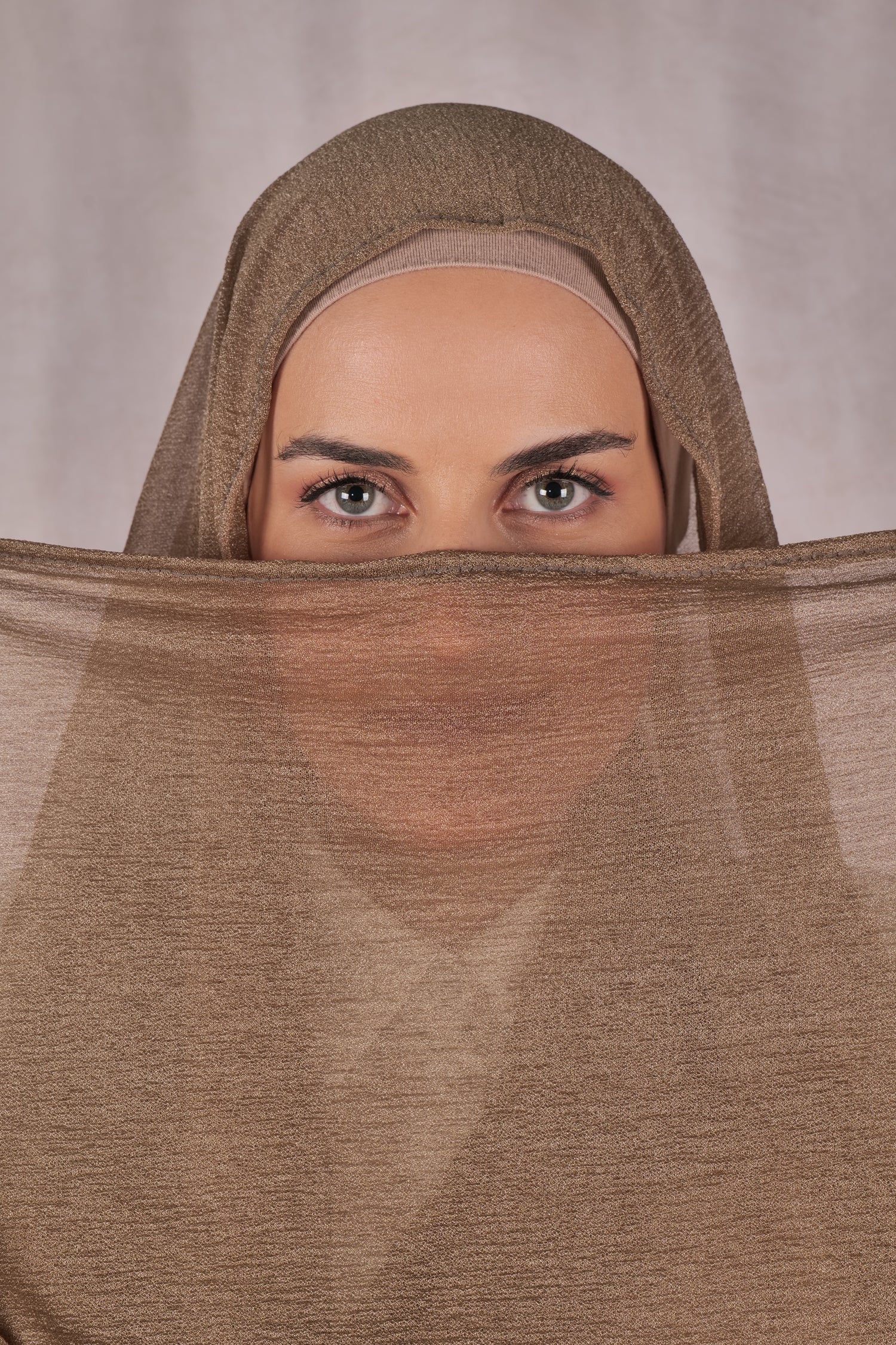 Cashmere KW Hijab - Golden Taupe