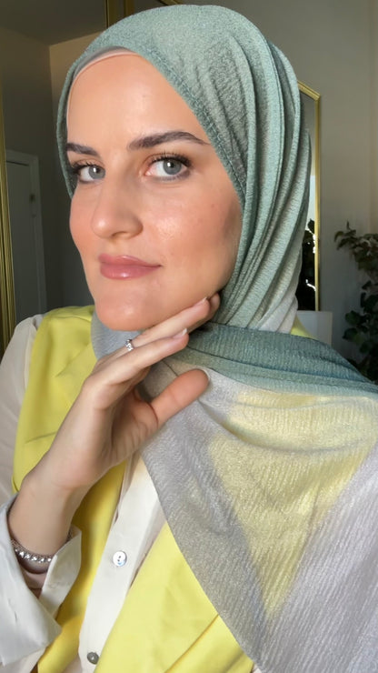 Cashmere KW Ombre Hijab - Green