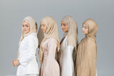 Kreshah Hijab - Dark Beige