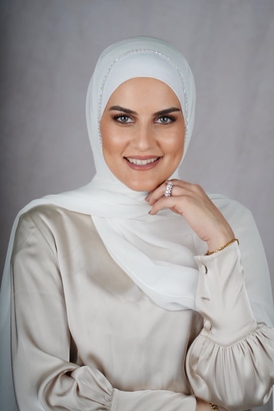 Off White Hijab – Luna Veil