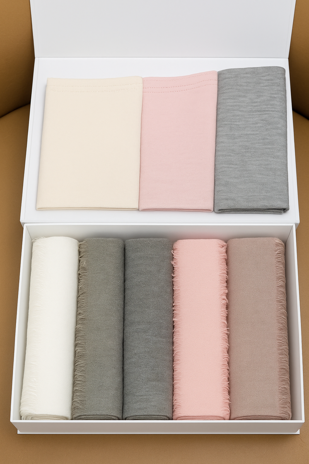 Mix Soft Crinkle Modal GiftBox- Greys