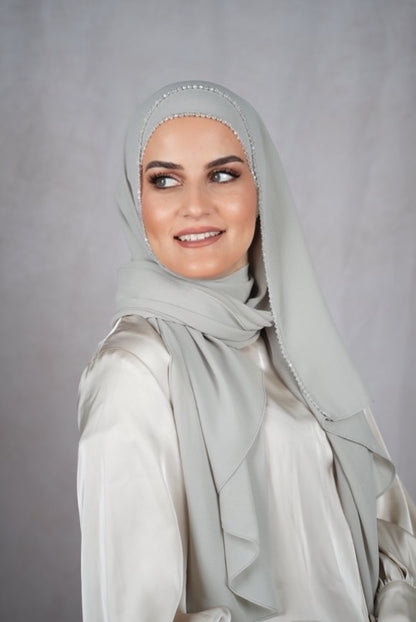 Sage Mist Hijab – Luna Veil