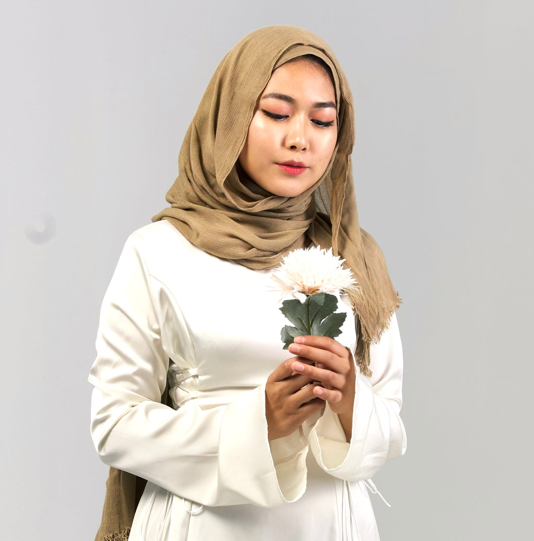 Soft Modal Hijab - Stone Dust