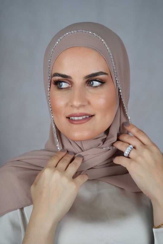 Rose Taupe Hijab – Luna Veil
