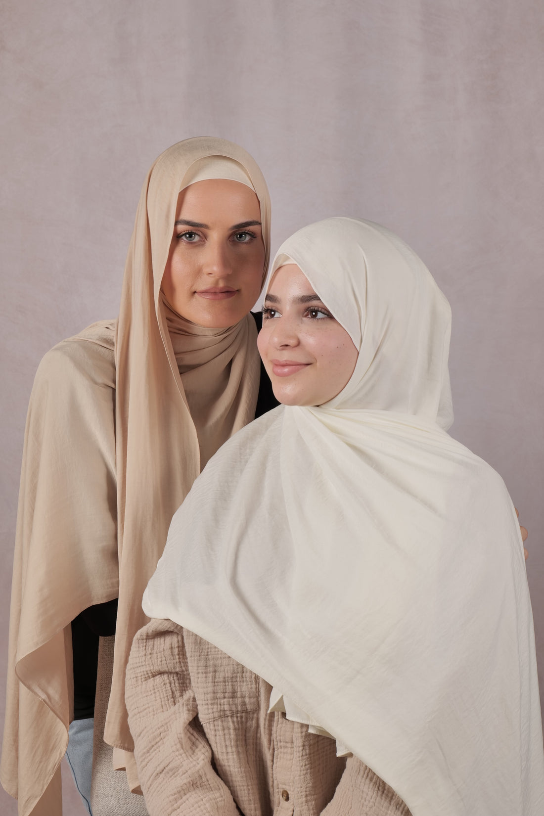 Satin Jazz Matching Set - Soft Beige