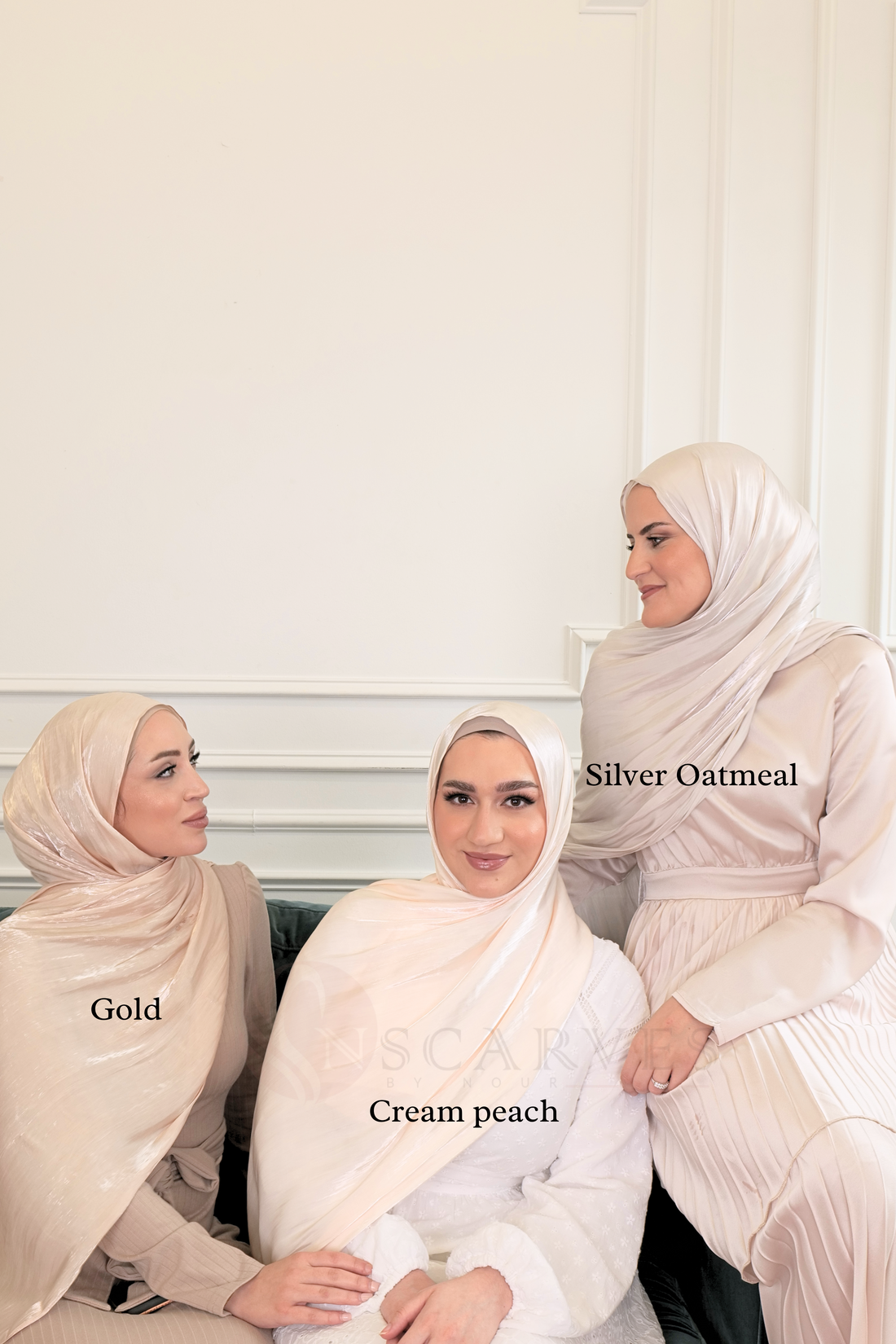 Organza Silk - Silver Oatmeal