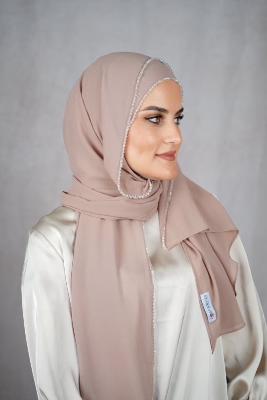 Rose Taupe Hijab – Luna Veil
