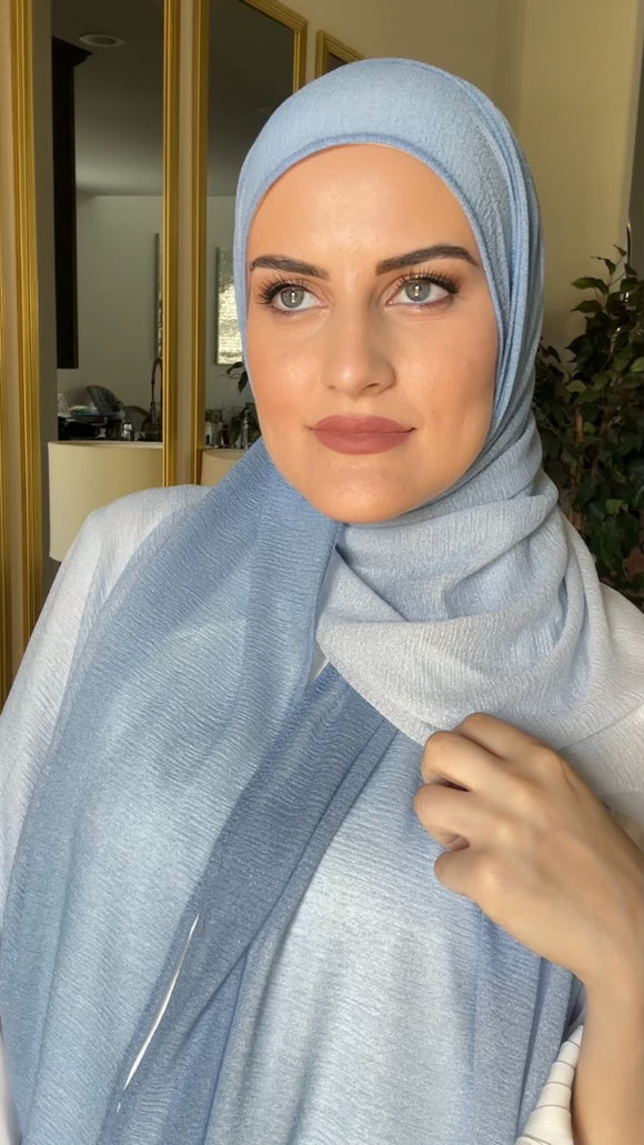 Cashmere KW Ombre Hijab - Morning Sky