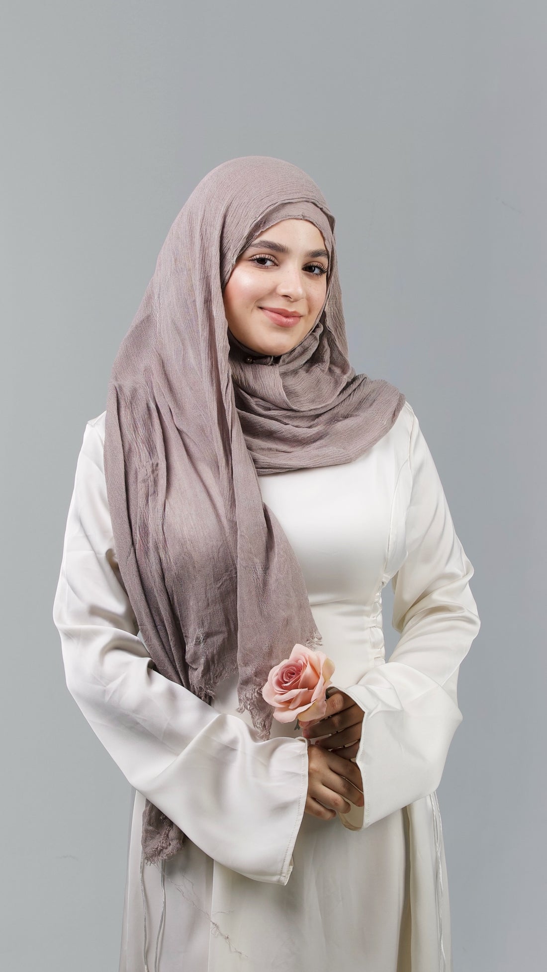 Soft Modal Hijab - Ash Smoke