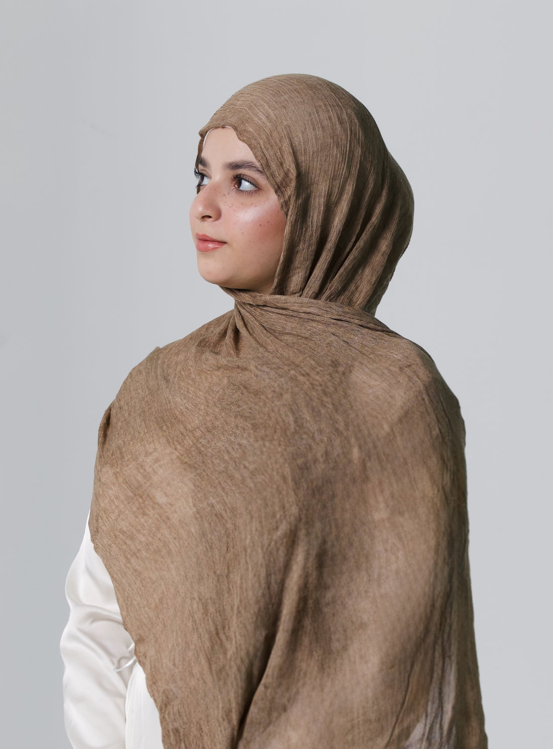 Kreshah Hijab - Dark Beige