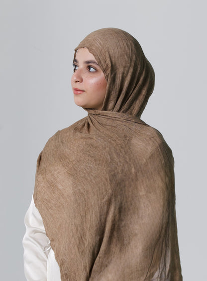 Kreshah Hijab - Dark Beige