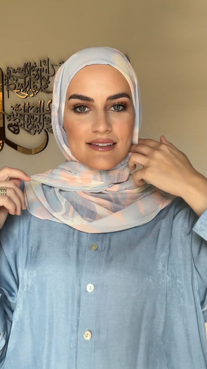 Regular Instant Hijab - Mix Color SunSet