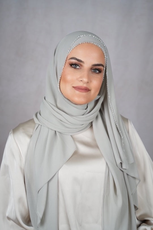 Sage Mist Hijab – Luna Veil