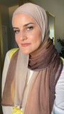 Cashmere KW Ombre Hijab - Coffee