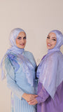 Organza Silk Hijab - Lilac