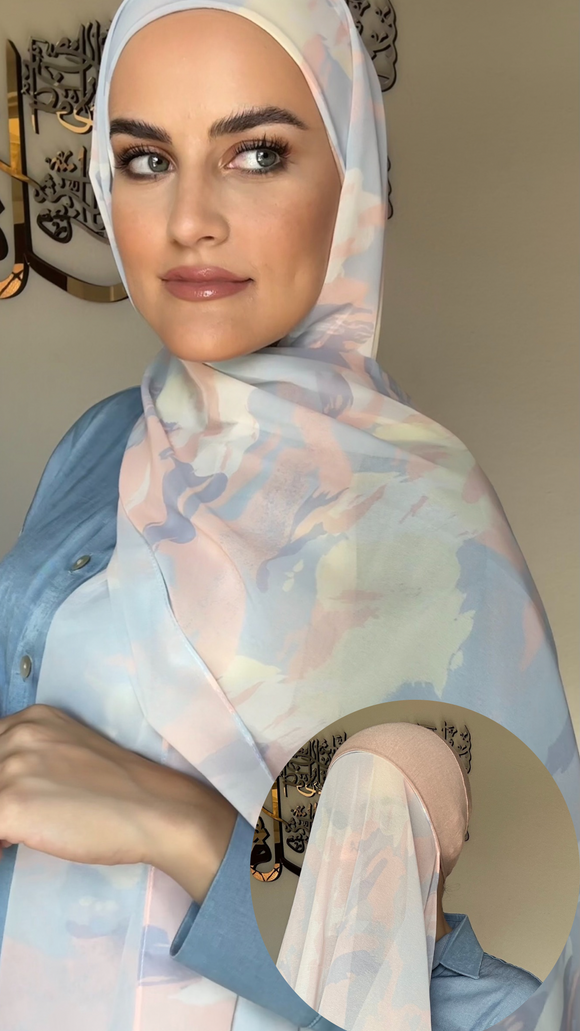 Regular Instant Hijab - Mix Color SunSet