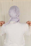 The Fancy Edge Hijab (Matching Set)- Lilac