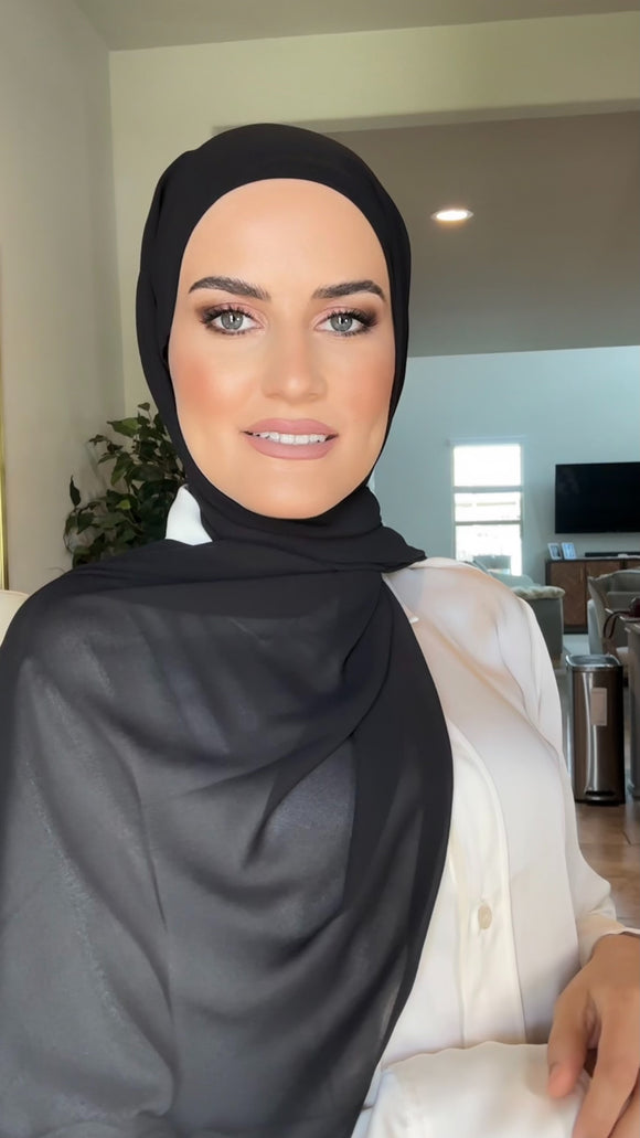 Regular Instant hijab - Black