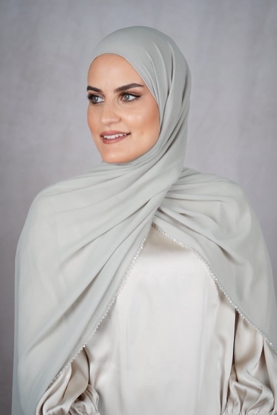 Sage Mist Hijab – Luna Veil