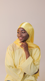 Organza Silk Hijab- Sunflower