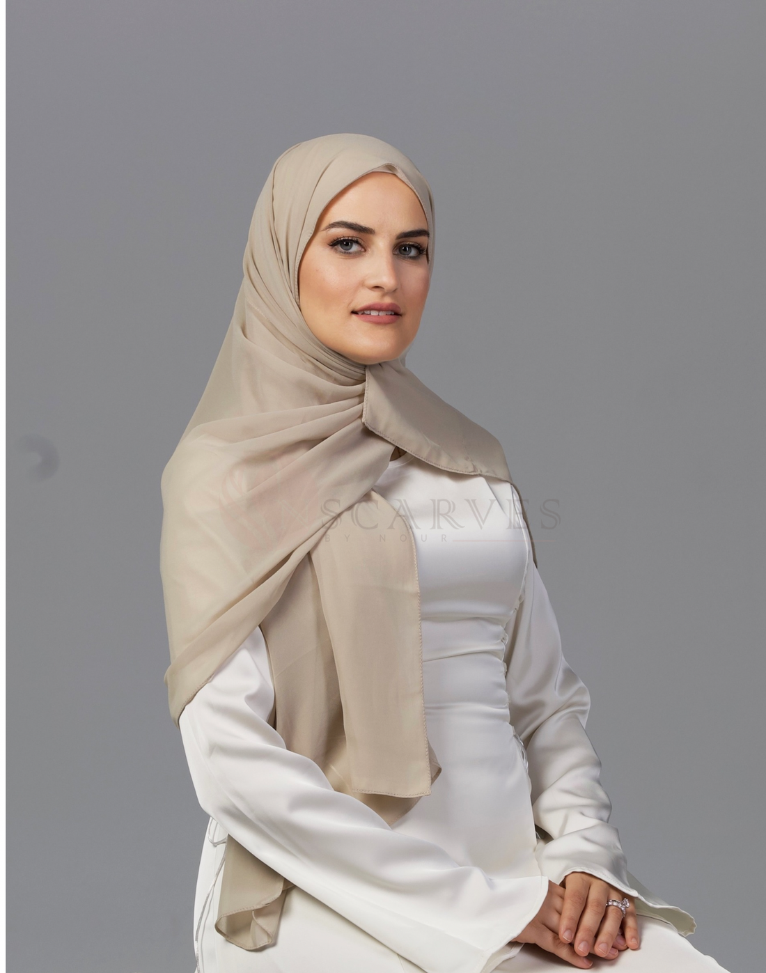 Batana Hijab - Sandy Beige