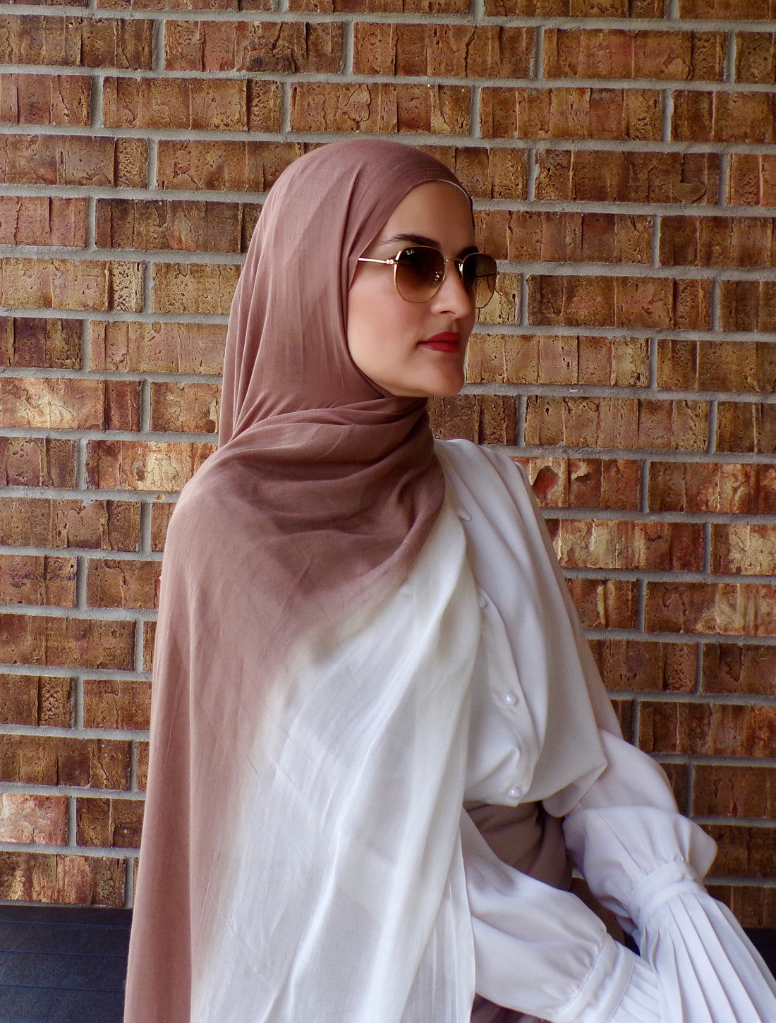 Rayon Ombre( Matching set) - Chocolate