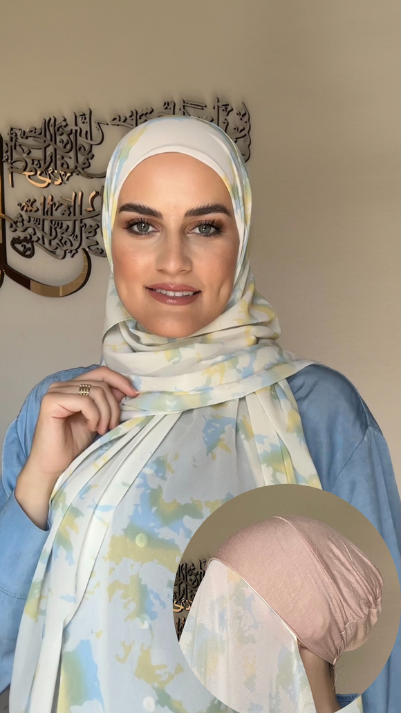 Regular Instant Hijab - Mix Color Yellow