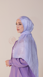 Organza Silk Hijab - Lilac