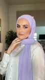 Regular Instant Hijab - Light Neon Purple