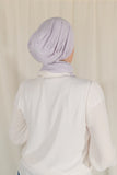 The Fancy Edge Hijab (Matching Set)- Lilac