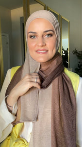 Cashmere KW Ombre Hijab - Coffee