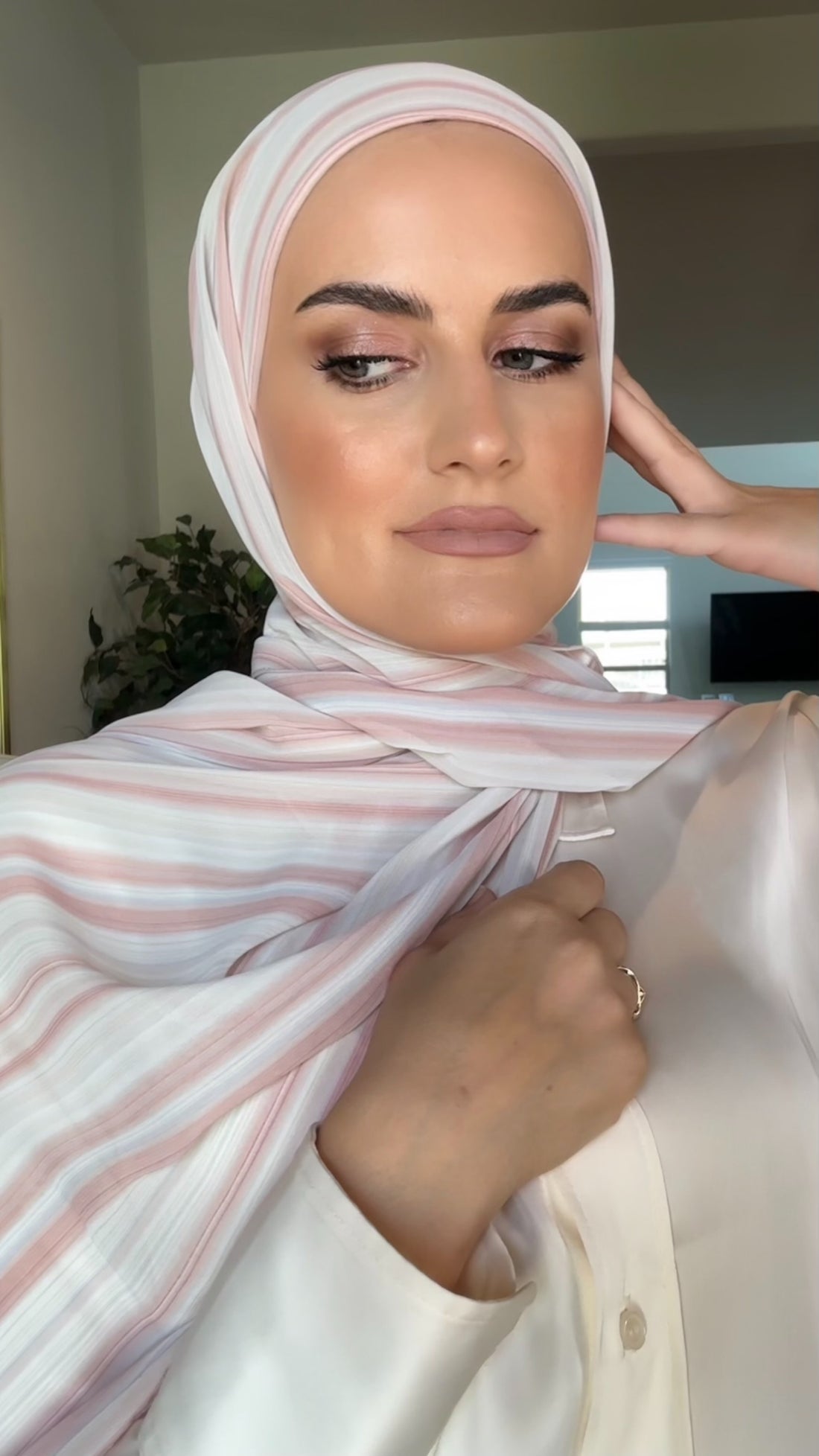 Regular Instant Hijab - Colorful Strips