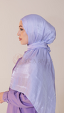 Organza Silk Hijab - Lilac